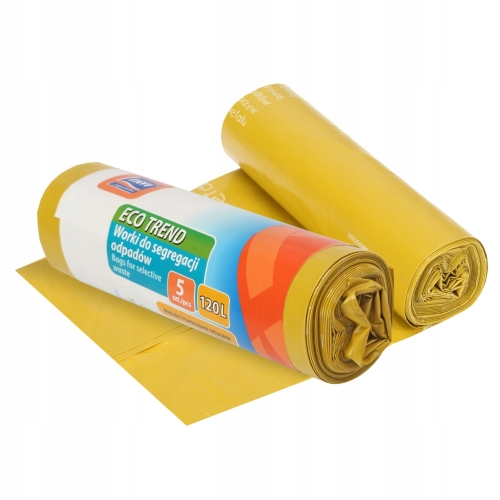 WORKI DO SEGREGACJI ODPADÓW RAVI metal plastik 120l/5szt