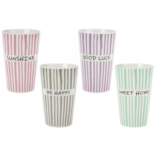 KUBEK Z PORCELANY JOY RAVI RÓŻNE KOLORY 400 ML