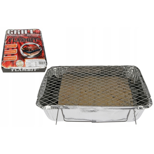 GRILL JEDNORAZOWY PRZENOŚNY MINI GRILL PIKNIK