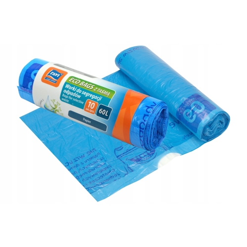 WORKI DO SEGREGACJI ODPADÓW PAPIERU 60L/10SZT