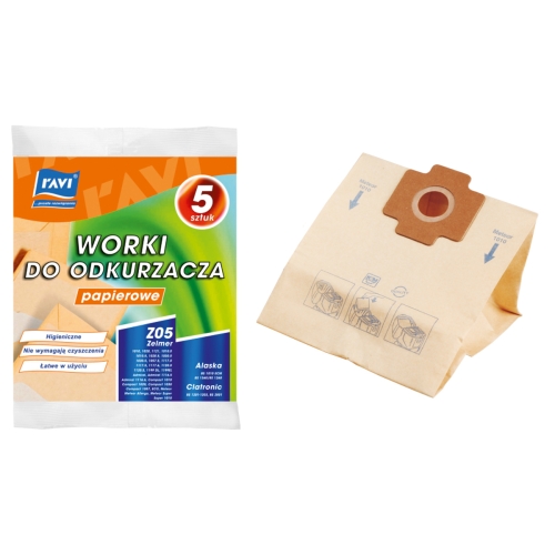 WORKI DO ODKURZACZA PAPIEROWE Z05 TYP1010 5SZT