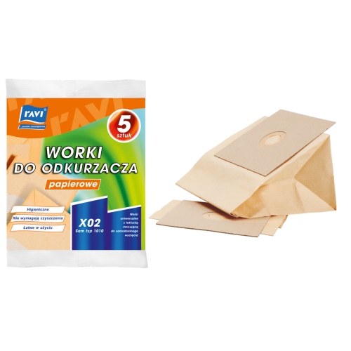 WORKI DO ODKURZACZA PAPIEROWE X02 SAM TYP1010